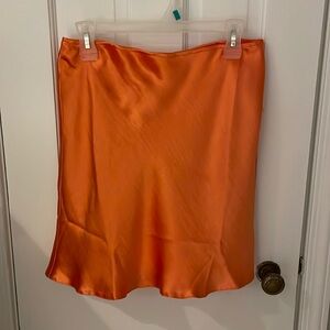 ASOS orange mini skirt